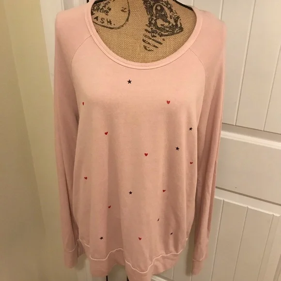 ❤️Sundry Stars & Hearts Sweatshirt - Picture 6 of 8